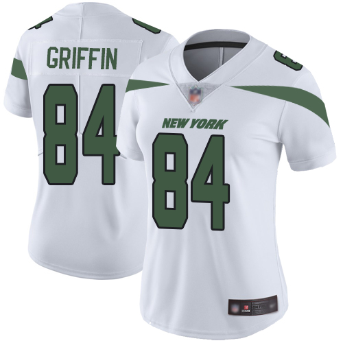 New York Jets Limited White Women Ryan Griffin Road Jersey NFL Football 84 Vapor Untouchable